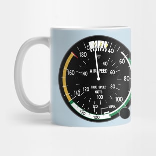 Airspeed Indicator Design Mug